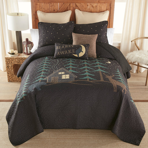 Cozy Winter Woods Cabin Comforter Set | The Cabin Shack