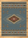 Cross Arrows Blue Rug | Rugs For Sale Outlet