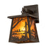 Cross Wooded Pond Wall Sconce | The Cabin Shack 1