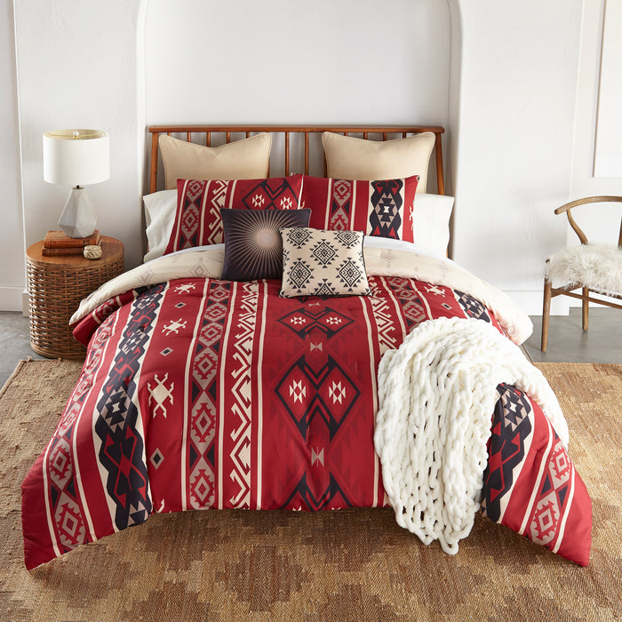 Flat Southwestern Costa Mesa Pattern Comforter Set | The Cabin Shack
