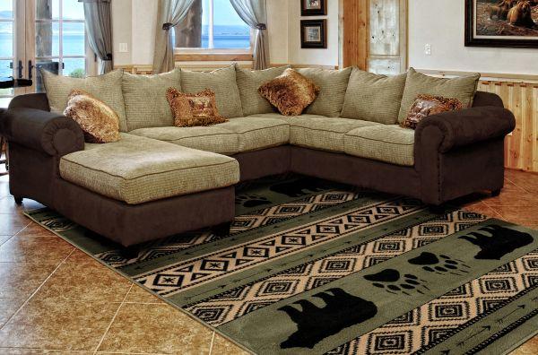 Granada Green Rug Room View | Rugs For Sale Outlet