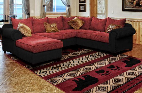 Granada Red Rug Room View | The Cabin Shack