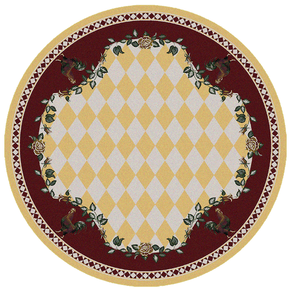 Rooster Kitchen Yellow Rug Collection