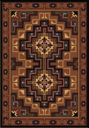 Arrowhead Rustic Lodge Rug 4x5 5x8 8x11 | The Cabin Shack