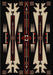 Native Arrow Black Rustic Lodge Rug 4x5 5x8 8x11 | The Cabin Shack