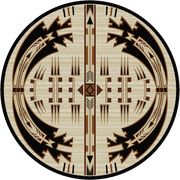 Native Arrow Rustic Lodge Rug 8FT | The Cabin Shack