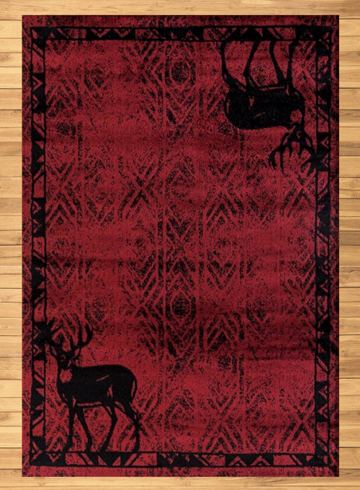 Hudson Red Rug | The Cabin Shack