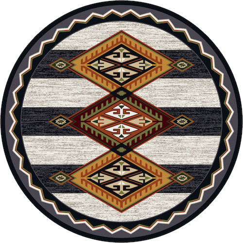 Tri County Round Rug | The Cabin Shack