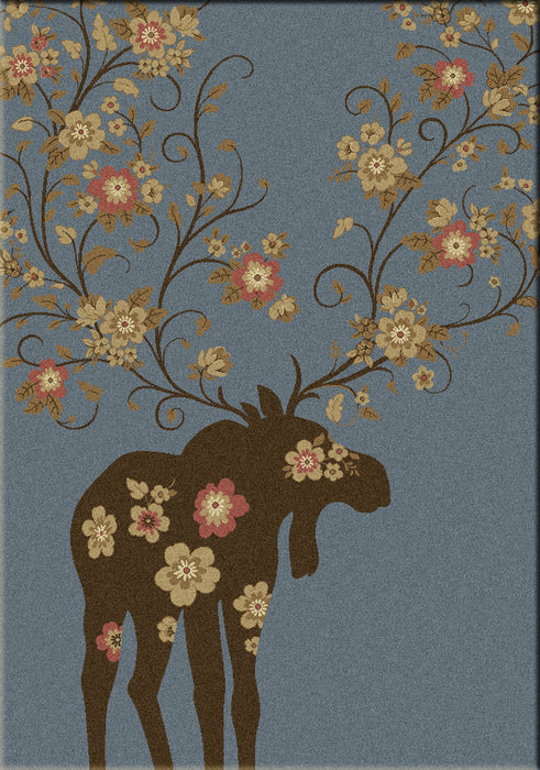 Cabin Decor - Blue Moose Retreat Lodge Rug Collection - The Cabin Shack