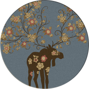 Cabin Decor - Blue Moose Retreat Lodge Rug Collection - The Cabin Shack