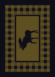 Green Moose Retreat Rug | The Cabin Shack