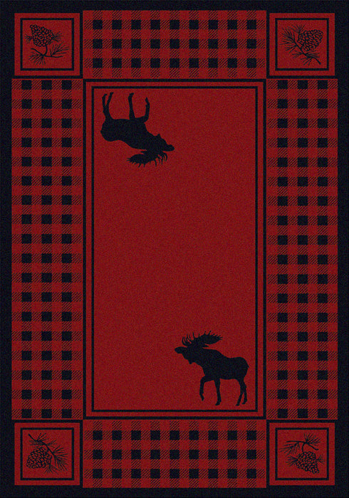 Cabin Decor - Red Moose Retreat Lodge Rug Collection - The Cabin Shack