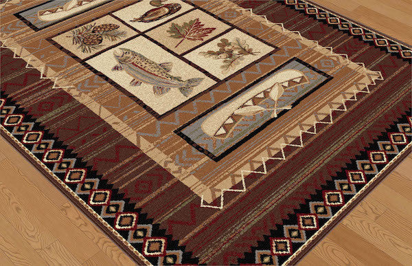 Yellowstone River Run Lodge Rug Collection