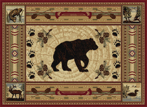 Teton Ridge Rustic Lodge Rug Collection | The Cabin Shack