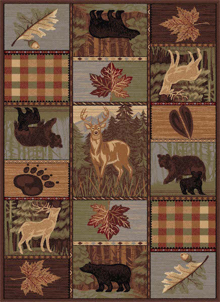 Rocky Ridge Rustic Lodge Rug Collection | The Cabin Shack