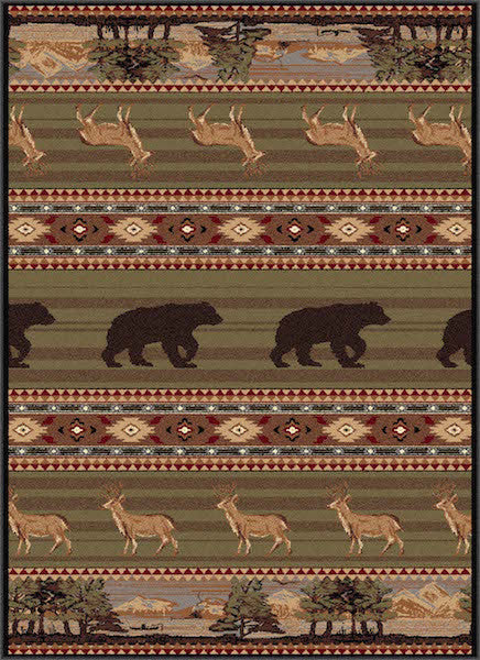 Grand Lake Rustic Lodge Rug Collection | The Cabin Shack