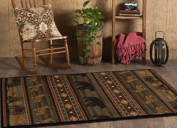 Grand Lake Rustic Lodge Rug Collection | The Cabin Shack