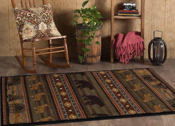 Grand Lake Rustic Lodge Rug Collection | The Cabin Shack