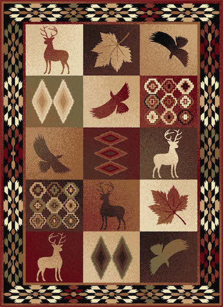 High and Low Places Rug