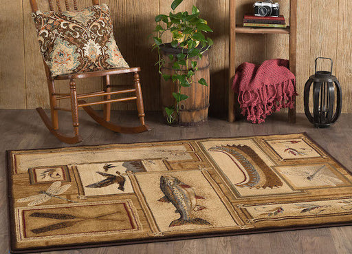 Glacier Lake Rustic Lodge Rugs | The Cabin Shack