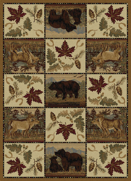 Denali Retreat Rustic Lodge Rug Collection | The Cabin Shack