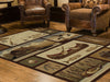 Shadow Mountain Lake Rustic Lodge Rugs | The Cabin Shack