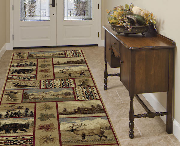 Fall River Rustic Lodge Rug Collection | The Cabin Shack