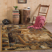 Deer Mates Rustic Lodge Rug Collection 2 | The Cabin Shack