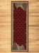Nature Red Rug Runner | The Cabin Shack