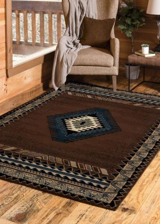 Phoenix Brown Rug | The Cabin Shack