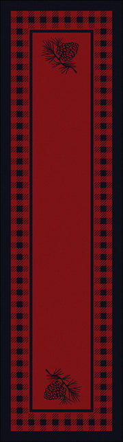 Cabin Decor - Red Pinecone Retreat Lodge Rug Collection - The Cabin Shack