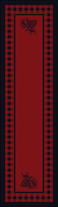 Cabin Decor - Red Pinecone Retreat Lodge Rug Collection - The Cabin Shack