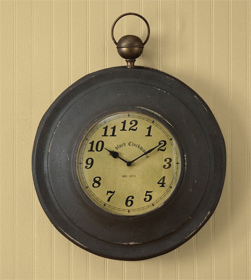 Antique Pocket Watch Clock | The Cabin Shack