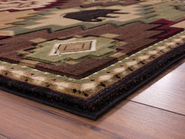 Camp Bear Eye Rug