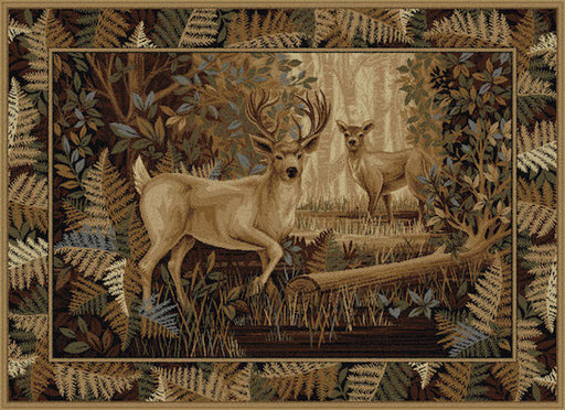 Deer Mates Rustic Lodge Rug Collection 1 | The Cabin Shack