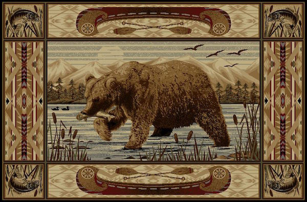 Grizzly Cove Rug | The Cabin Shack