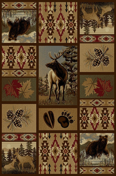 Montana Wild Rustic Lodge Rug Collection | The Cabin Shack