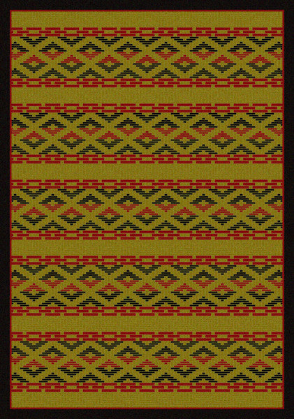 Southwestern Braid Rustic Lodge Rug | The Cabin Shack