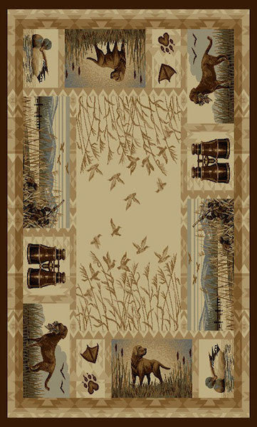 Water Dog Rustic Lodge Rug Collection | The Cabin Shack