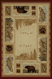 Wild Frontier Rustic Lodge Rug Collection | The Cabin Shack