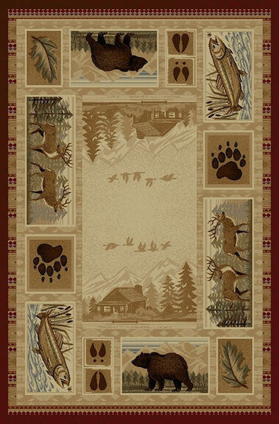 Wild Frontier Rustic Lodge Rug Collection | The Cabin Shack