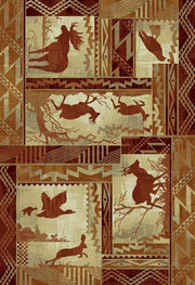 Wild Life Rustic Lodge Rug Collection | The Cabin Shack