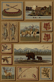 Yakutat Bay Rustic Lodge Rug Collection | The Cabin Shack