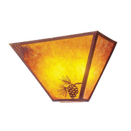 Rustic Wall Sconce | Tapered Pinecone | The Cabin Shack 