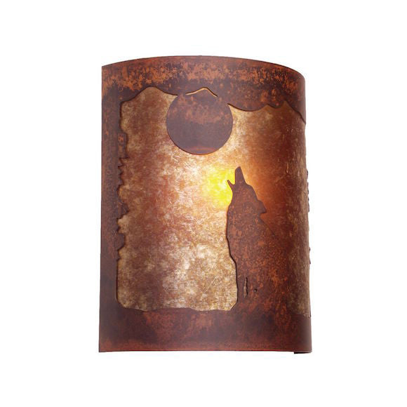 Rustic Wall Sconce | Howl at the Moon | The Cabin Shack 