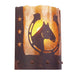 Rustic Wall Sconce | Lucky Horseshoe | The Cabin Shack