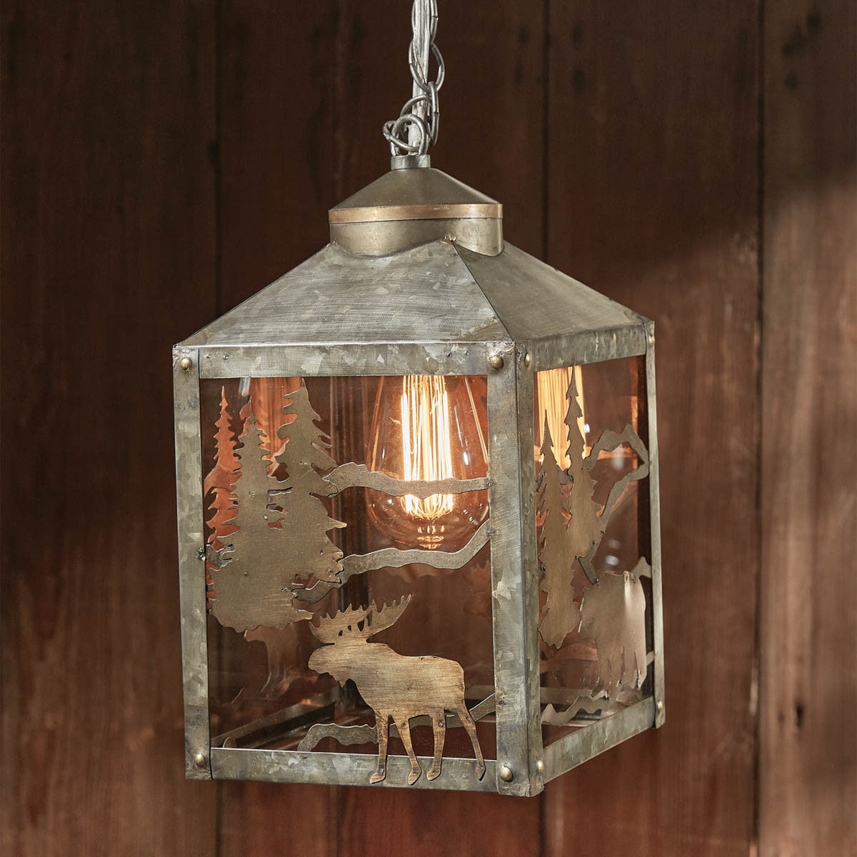 Silhouette Moose Pendant Light | The Cabin Shack