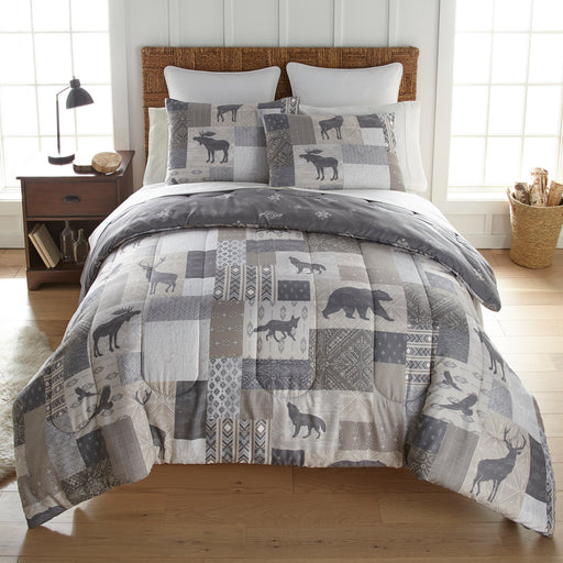 Snowy Creek Animal Forest Comforter Set | The Cabin Shack