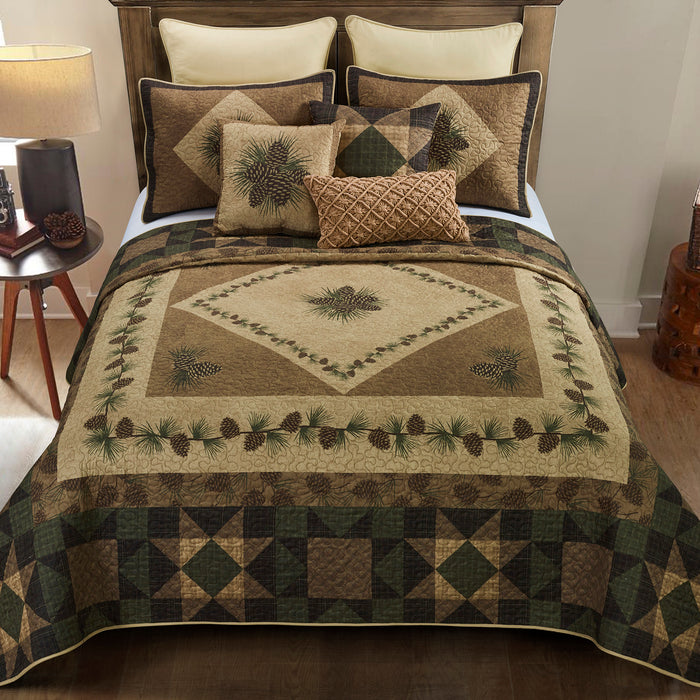 The Lakewood Pine Forest Comforter Set | The Cabin Shack