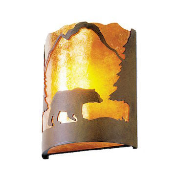 Rustic Lighting | Timber Ridge Bear Wall Sconce | The Cabin Shack 